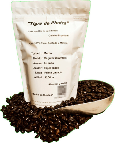 Tigre De Piedra Café Gourmet Premium De Altura Veracruz 500g