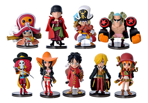 Coleccion De 9 Figuras De One Piece 9cm Personajes 