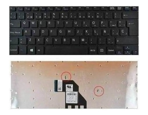 Teclado Sony Svf142 Svf142c29u Svf142c29l Svf143b1yu Svf143b