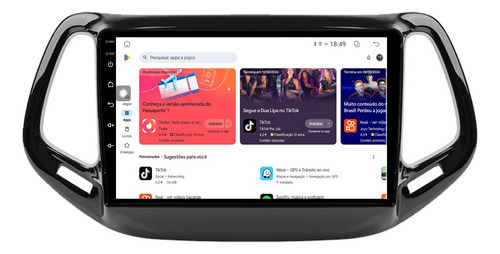 Multimidia Compass 17/21 9p Adak Octacore Carplay 4g 64gb