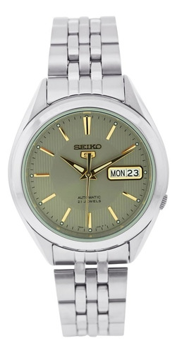 Relógio Seiko Snkl19k1 Analógico De Aço Inoxidável Para Home