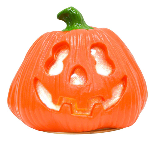 Set Serie Jack O Lantern De 6 Calabazas Halloween C Luz Led