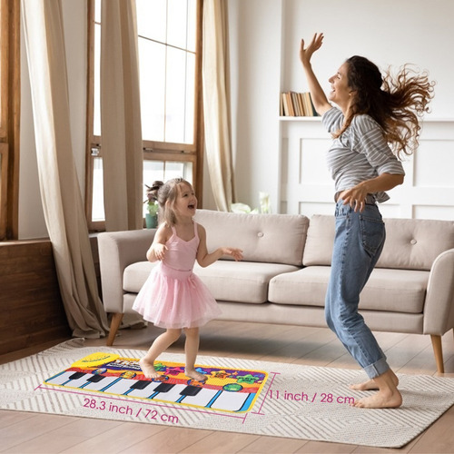 Piano Musical Touch Mat Juguete Portátil Niñas Niños Bebés