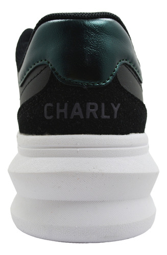 Tenis Plataforma Charly 1043083 Ng/blk Dama