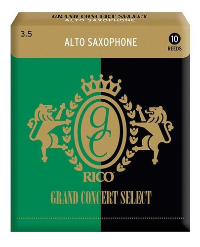 Palheta Sax Alto 3.5 D'addario Grand Concert Sel Rgc10asx350