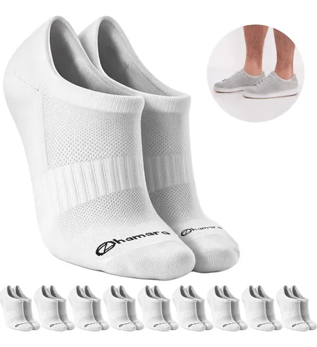 MLB 4104507061 Kit 10 Pares Meias Zhamaro Algodo Sapatilha Invisivel JM