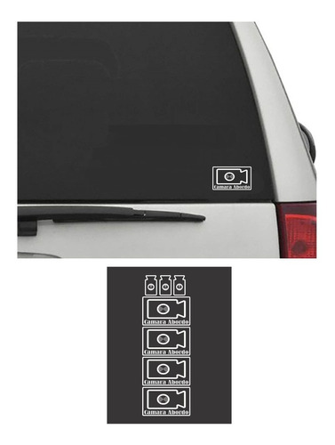 Dash Cam Kit De Stickers Para Autos Advertencia Disuasión 13