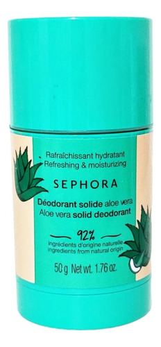 Sephora Desodorante Sem Alumínio E Vegan Aloe Stick 50g Fragrância Aloe Vera