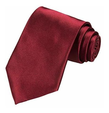 Tie G Solid Color Satin Mens Ties Woven Silky Touch Rnr3e