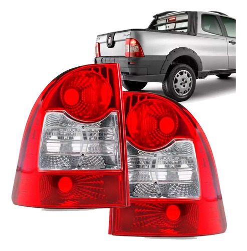 Par Lanternas Fiat Strada G4 2009 2010 2011 2012 2013 Canto