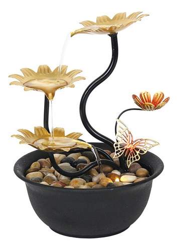 Fuente De Agua De Mesa Cascada Escritorio Usb Decorativo