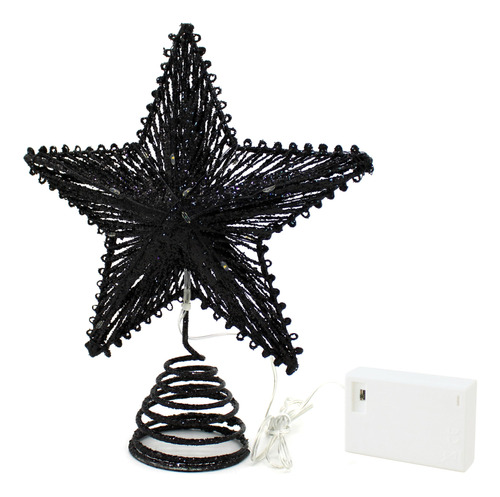 Cvhomedeco. Estrella Superior Del Arbol Con Luces Led Blanca