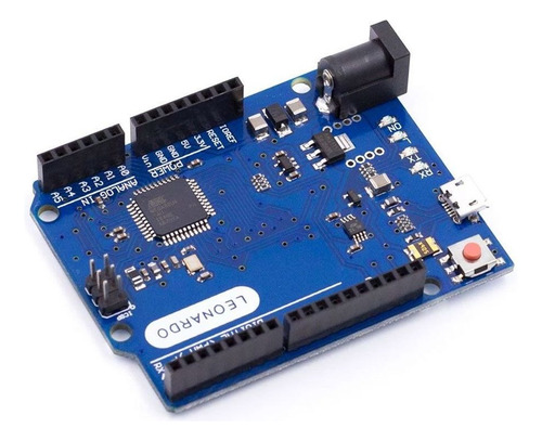 Placa Leonardo R3 Rev3 Atmega32u4 Com Cabo Usb Para Arduino
