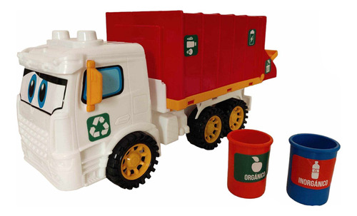 Juguete Camion Recolector De Basura Largo30xancho12xalto15cm