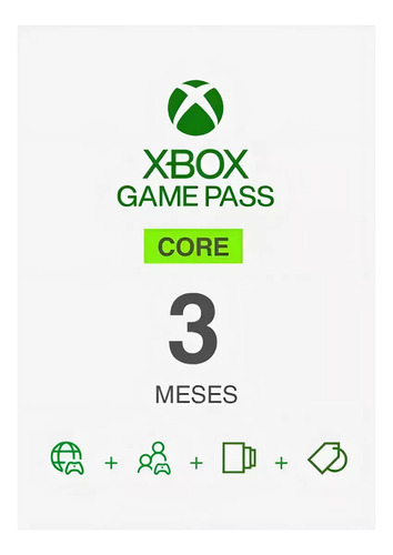 Códigos Xbox Game Pass Ultimate Y Core