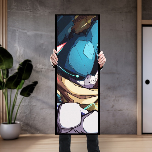 Imagen 4 de 8 de Cuadro Grande 30x80 Cm Boku No Hero Deku Animeras