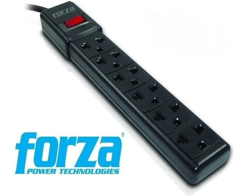 Protector Voltaje Regleta Forza 6 Salidas Universales 220v