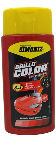 Cera Brillo Vehiculo Restaurador Color Pintura 300ml Simoniz