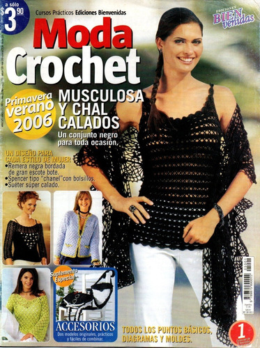 Revistas Moda Crochet Bienv Pack X2 Prim/ver 2006 N° 1y2