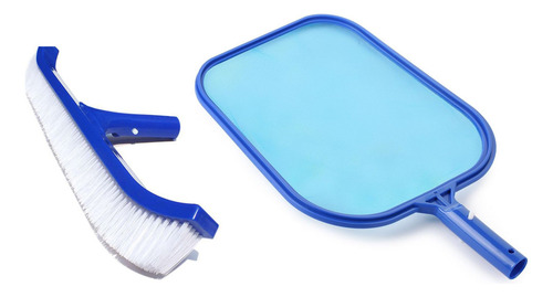 Kit Limpieza Alberca Piscina Cepillo 18 Pulgadas Pala Red