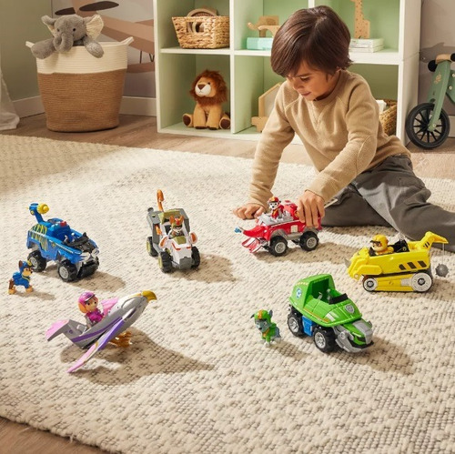 Paw Patrol Jungle Pups Chase Tiger Vehicle Color Azul