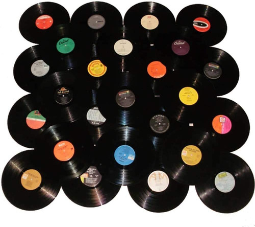 Village Music World- Lote Disco Vinilo 12  Para Manualidad