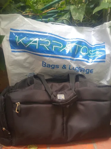 Bolso Viaje Karpatos 1ra Calidad Impermeable Poco Uso. MercadoLibre