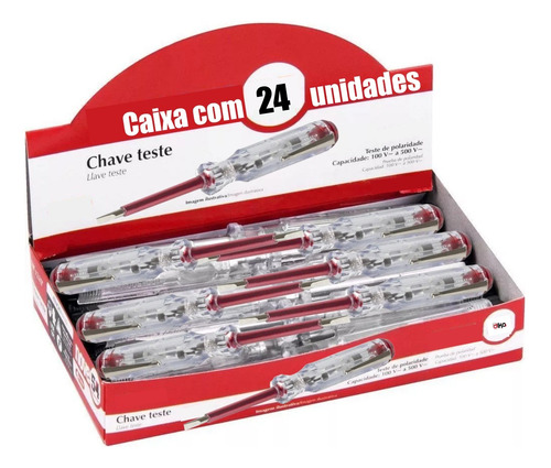 24x Chave Teste De Corrente Detector De Tensão Elétrica