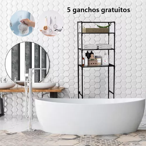 [Entrega rápida] Estante de pared, multiusos, repisa para almacenamiento y  decoración en dormitorio/baño/sala de estar/cocina/lavandería,estantes de