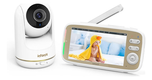 Video Monitor 803 Infanti Blanco Con Camara Giratoria Blanco
