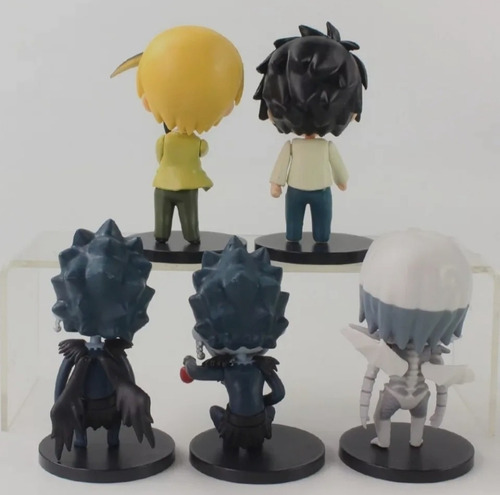 Death Note Set De Figuras Chibi Ryuk, Light, Rem, L (Usado)