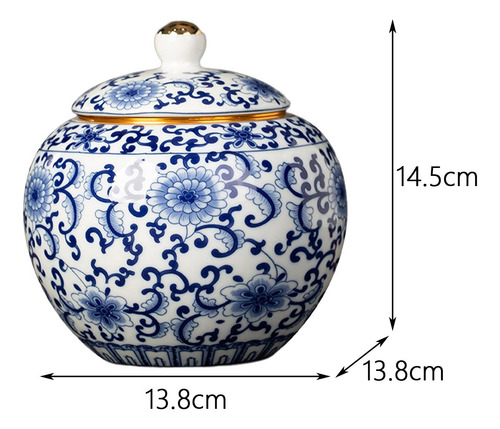 Tarro De Jengibre, Tarro De Almacenamiento De Té, Jarrón