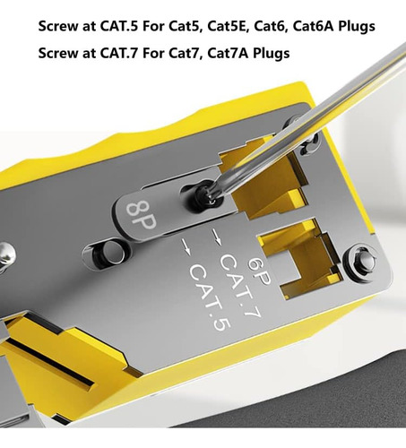 Alicate Crimpar Cable De Red Rj45 Rj11 Rj12 Conector .
