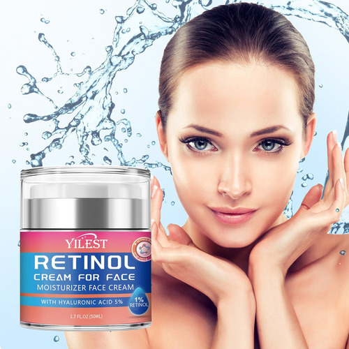 An Um Creme Facial Hialurônico E Retinol Que Descolora