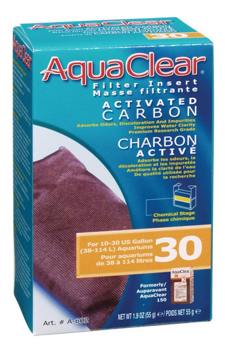 Aquaclear 30 Inserto De Carbn Activado, Medios De Reemplazo