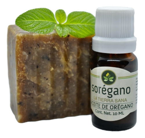 Aceite Esencial De Orégano Y Jabón 100% Natural Sorégano