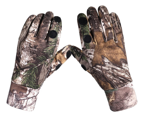 Ehemy Guantes De Caza De Camuflaje Sin Dedos, Guantes Ligero