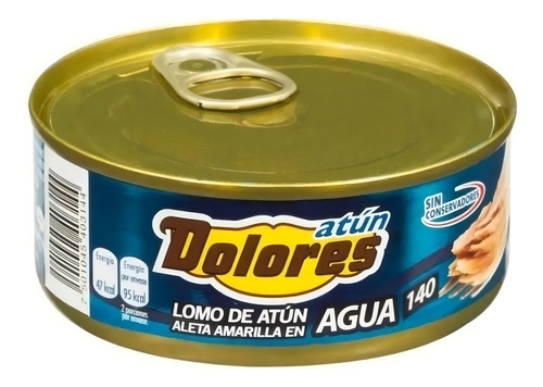 Atún En Agua Dolores 8 Pzas De 140 G C/u