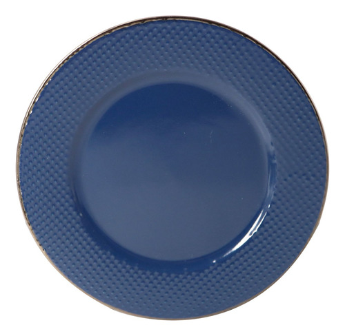 Plato 20.5 Cm Azul Paris Just Home Collection