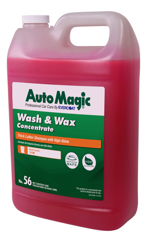 Auto Magic Wash & Wax - Jabon De Lavado De Autos Para Acrili