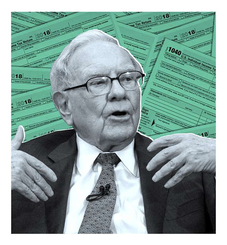 Vinilo 30x30cm Warren Buffet El Mejor Inversor Finanzas M1