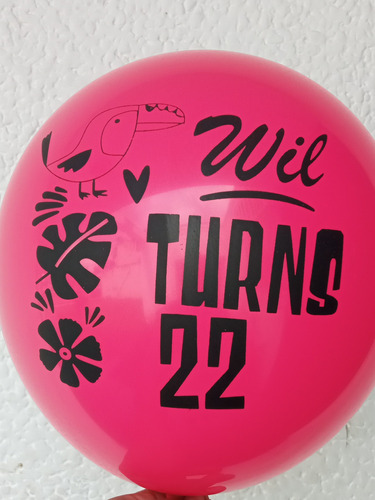 Globos Personalizados Estámpados Para Fiestas