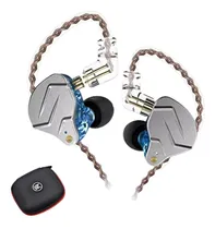 Comprar Fone De Retorno Kz Zsn Pro Sem Microfone + Estojo Cor Azul Sem Microfone