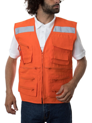 Imagen 1 de 6 de Chaleco Geólogo Multibolsillo
