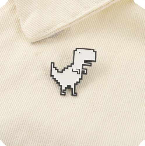 Pin Metalico Dinosaurio Tiranosaurio Broche Boton Internet