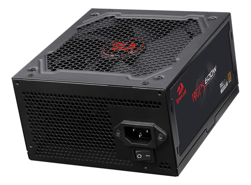 Fonte Redragon 600w, 80 Plus Bronze, Pfc Ativo, Full Mod Cor Preto