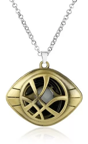 MARVEL DRSTEYEPNK03 Doutor Estranho Olho de Agamotto Colar com pingente,  ouro