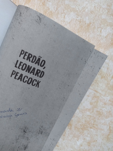 Livro - Perdão, Leonard Peacock (Usado)