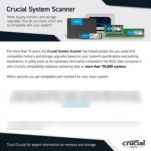 Memoria Ram Crucial, Soddim, 4 Gb, Ddr4, 2400 Mhz, 260 Pines