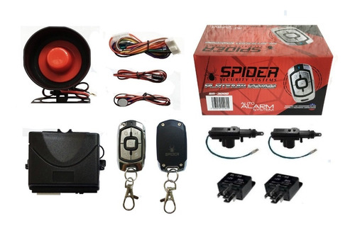 Alarma Spider Sr-3000 + 2 Seguros Electricos  + 2 Relays